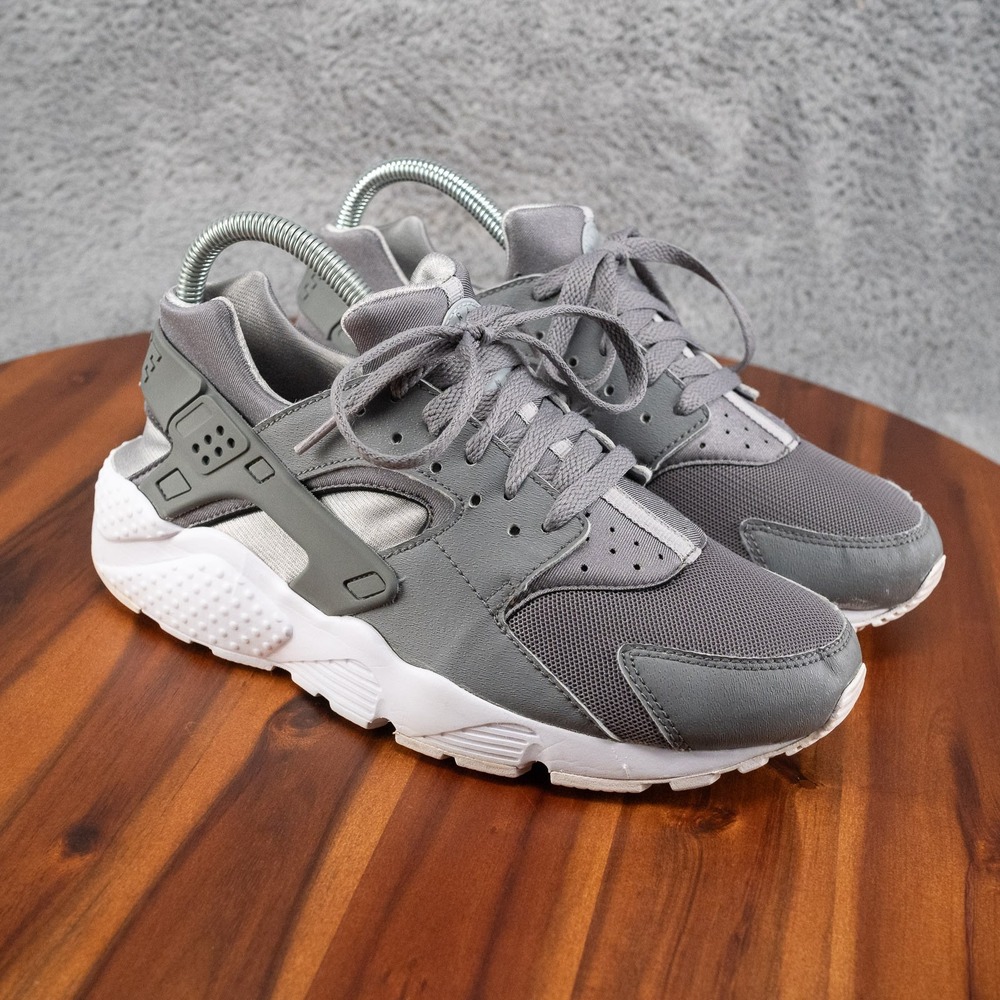 Nike Huarache Run Youth Size 7Y Gray Running Shoes Athletic Sneakers